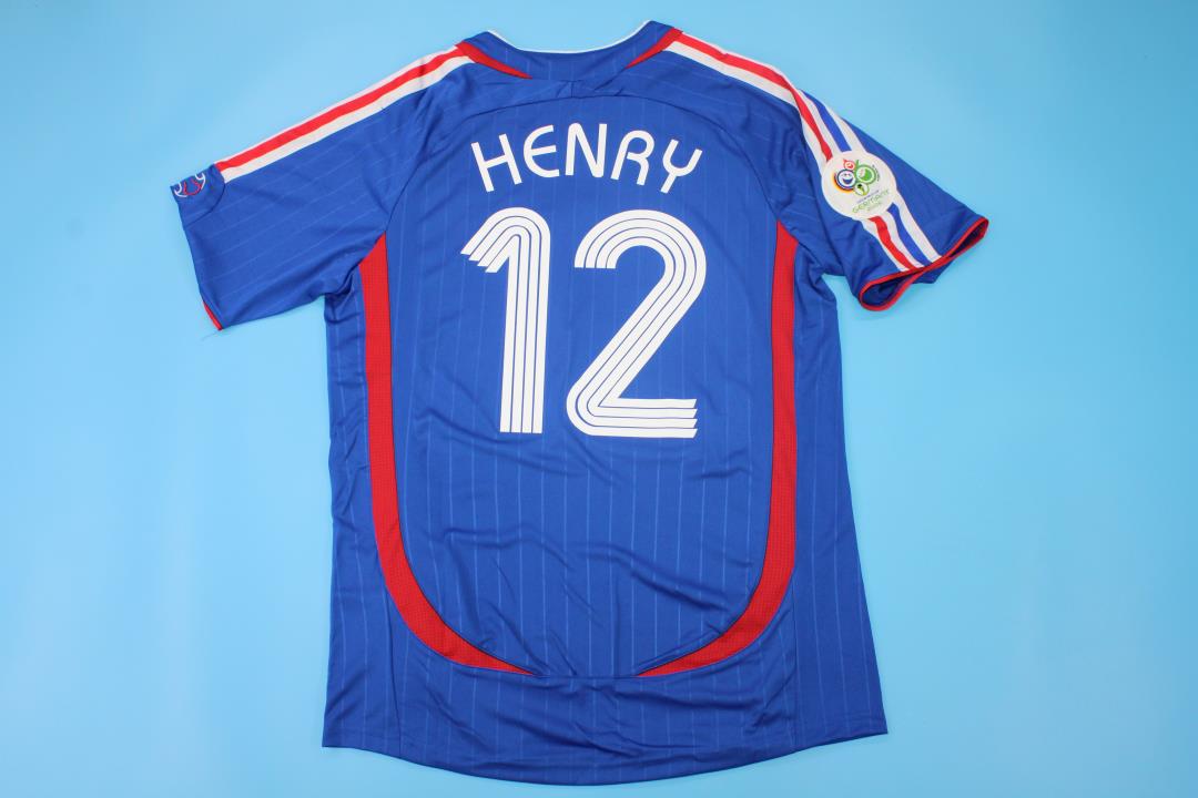 2006 Retro France Home Shirt