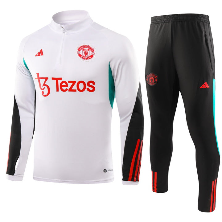 Manchester United 2023/24 White Tracksuit