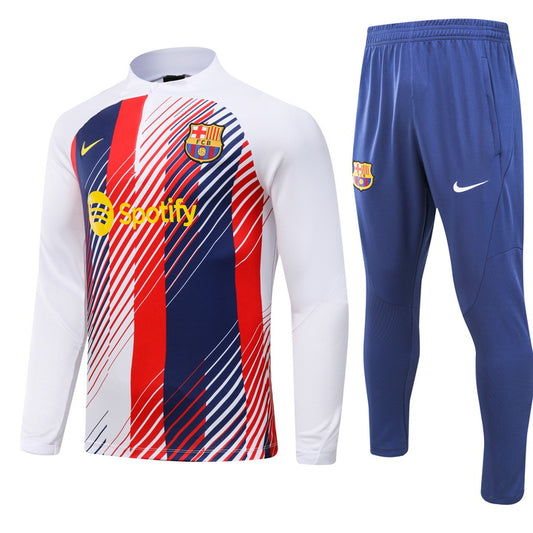 White Barcelona Tracksuit 23/24