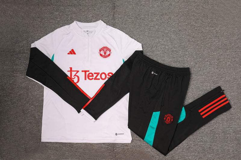 Manchester United 2023/24 White Tracksuit