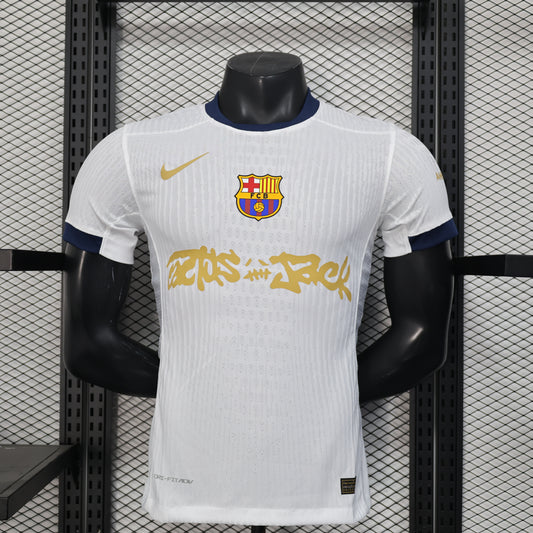 Barcelona x Travis Scott White Shirt 2024/25