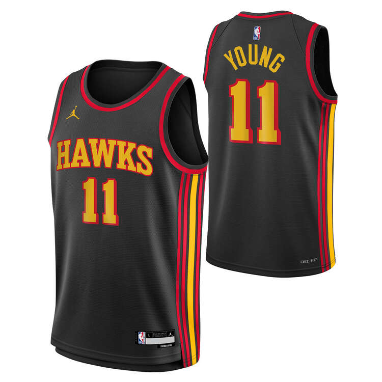 Atlanta Hawks 2023/24 Black Statement Jersey