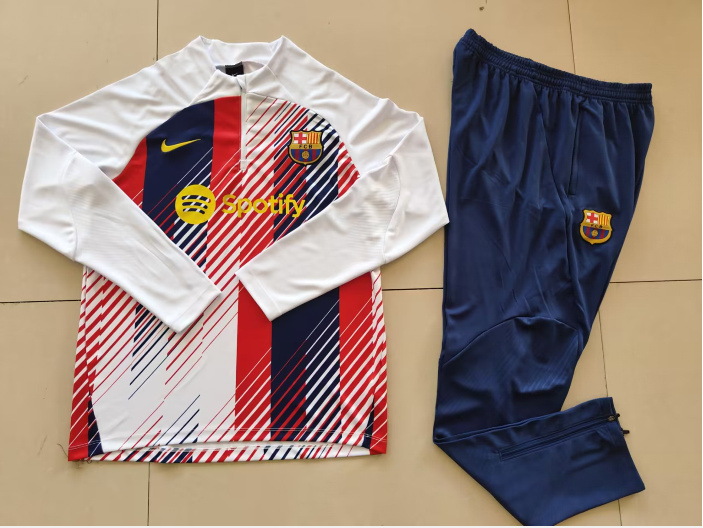 White Barcelona Tracksuit 23/24