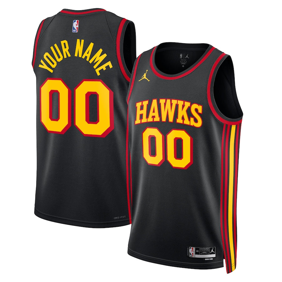 Atlanta Hawks 2023/24 Black Statement Jersey