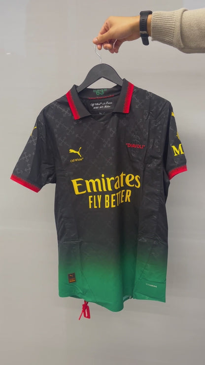 AC Milan Off-White Shirt 2024/25